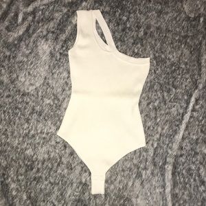 One shoulder bodysuit